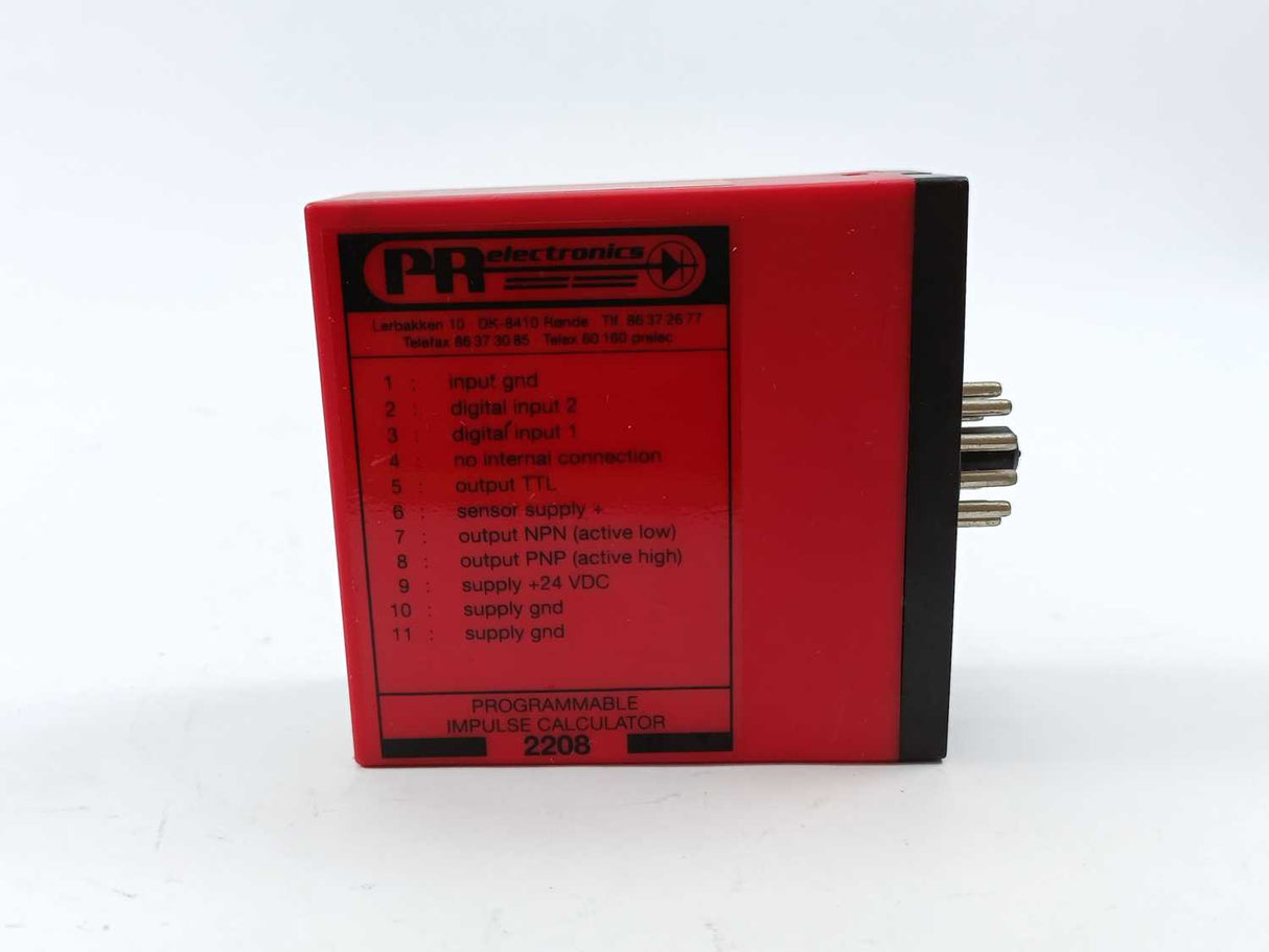 PR Electronics 2208 EC1D PROGRAMMABLE IPULSE CALCULATOR