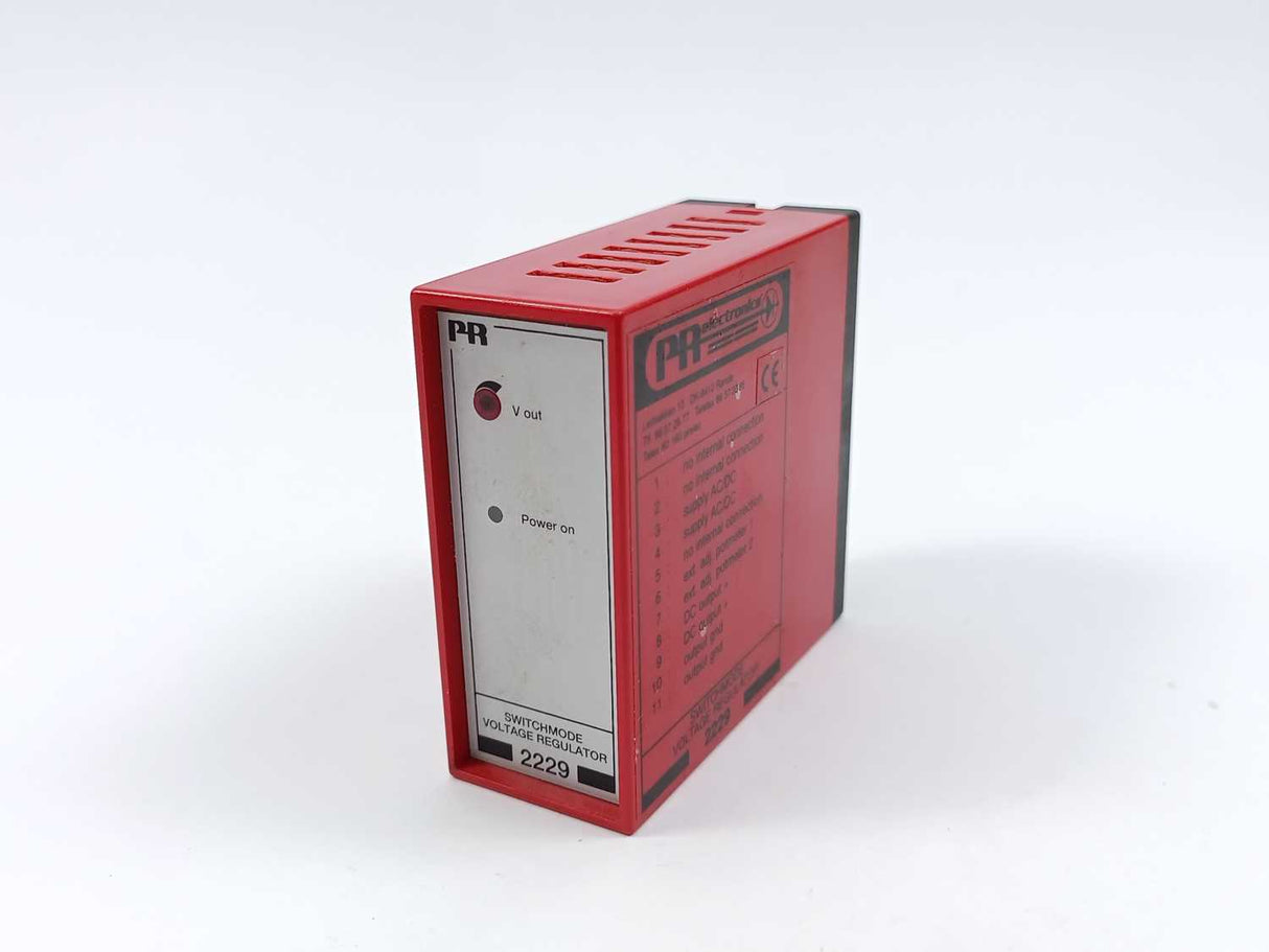 PR Electronics 2229 A1 SWITCHMODE VOLTAGE REGULATOR 29-40V, 24-28V