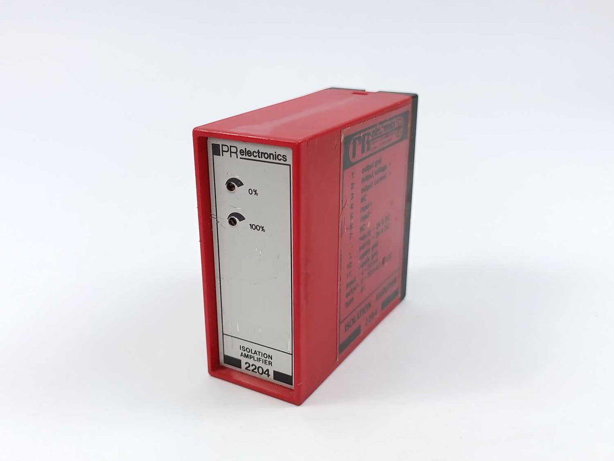 PR Electronics 2204 B1 ISOLATION AMPLIFIER