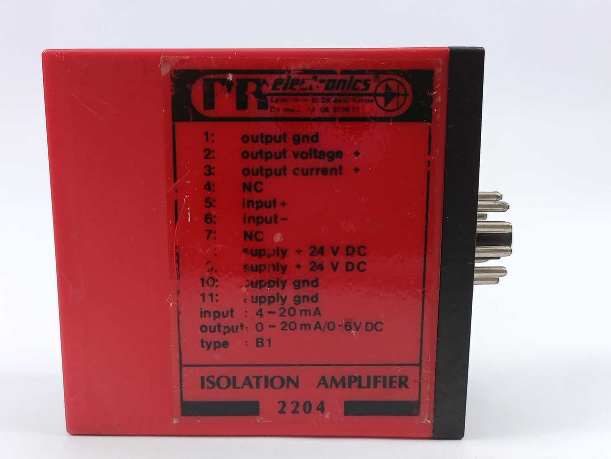 PR Electronics 2204 B1 ISOLATION AMPLIFIER