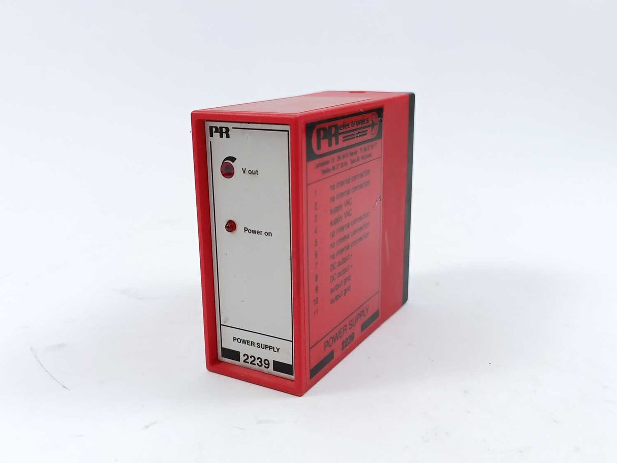 PR Electronics 2239A1 Power Supply. 24VAC to 24VDC 750mA