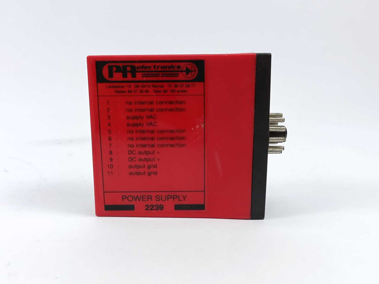PR Electronics 2239A1 Power Supply. 24VAC to 24VDC 750mA