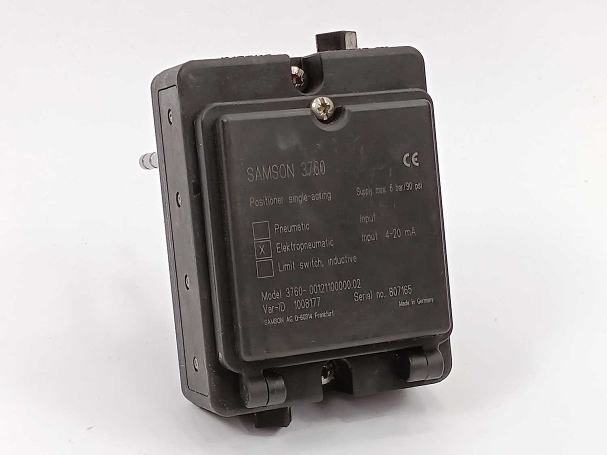 Samson 3760-00121100000.02 3760 Positioner Single-acting