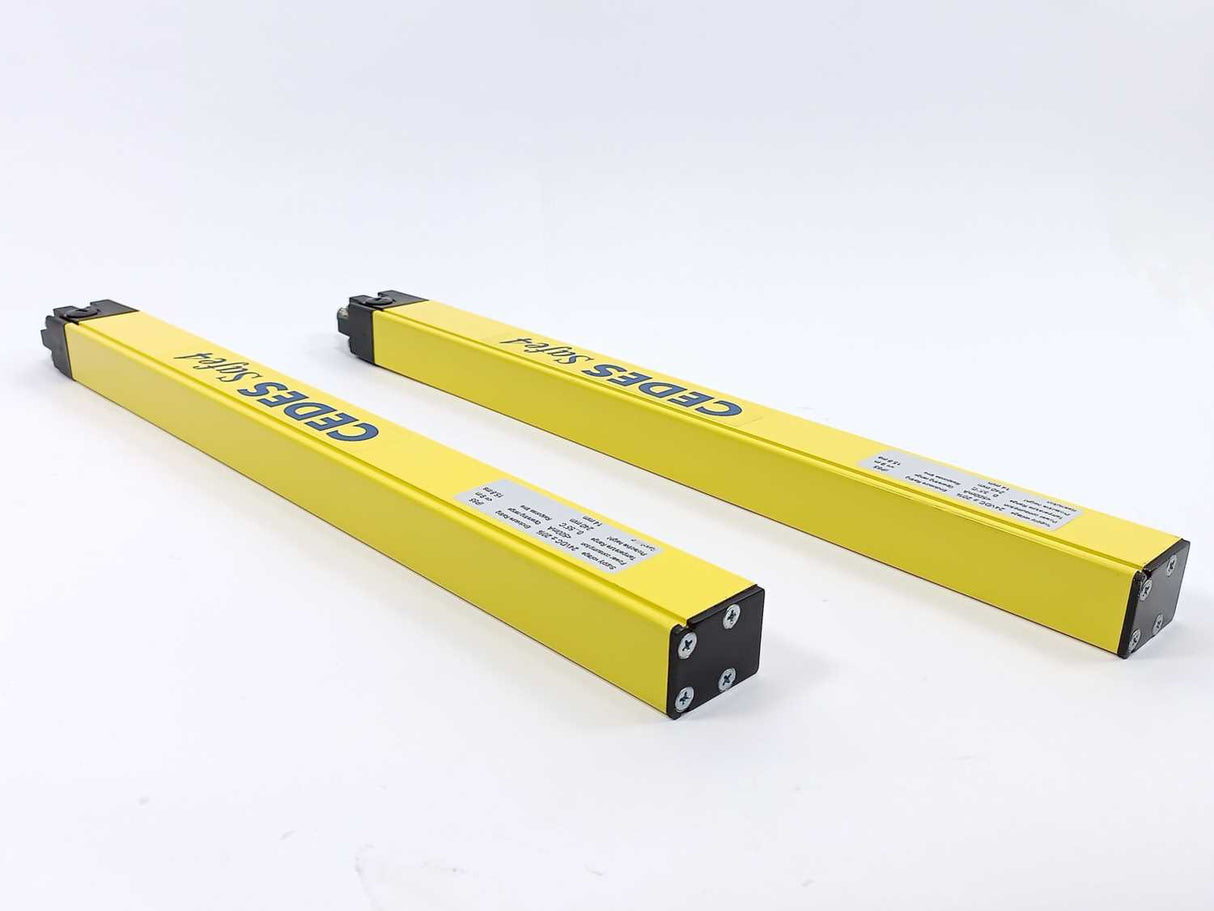 Cedes S4S-BRF2I-KF2-ACD4D Light Curtain Receiver & S4S-BEF2I-KF2-ACD5A Emitter