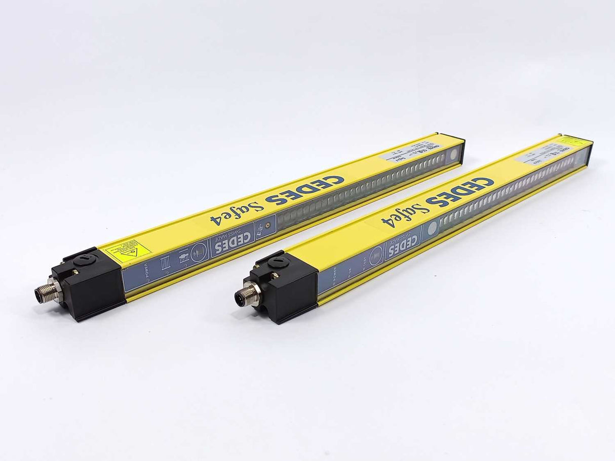 Cedes S4S-BRF2I-KF2-ACD4D Light Curtain Receiver & S4S-BEF2I-KF2-ACD5A Emitter