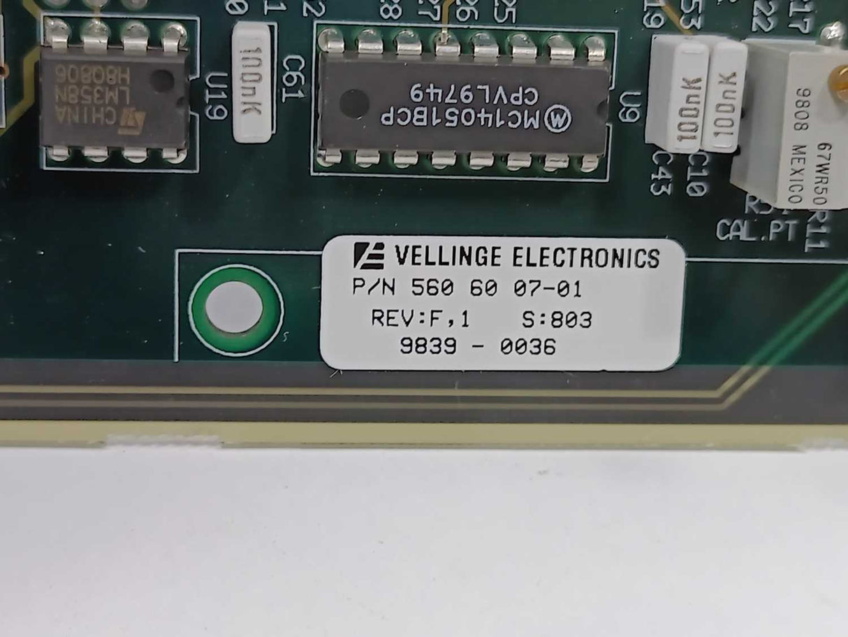 Vellinge Electronics 560 60 07-01 REV:F,1 S:803