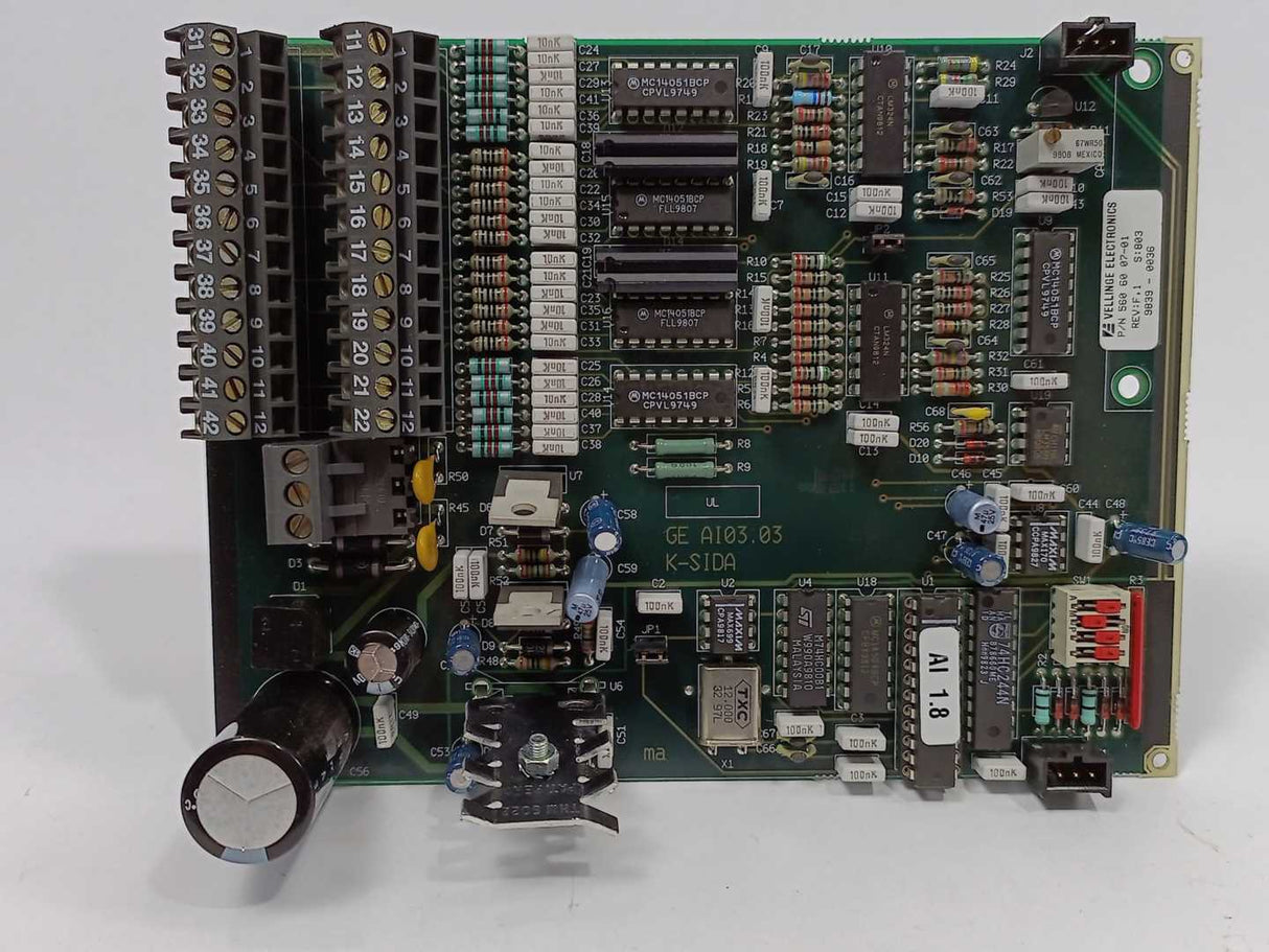 Vellinge Electronics 560 60 07-01 REV:F,1 S:803