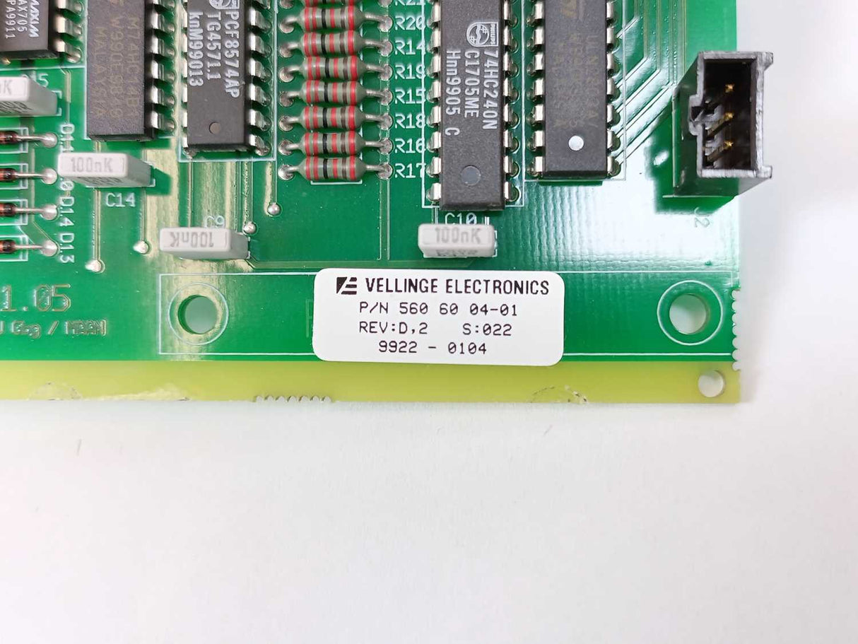 Vellinge Electronics 560 60 04-01 REV: D.2