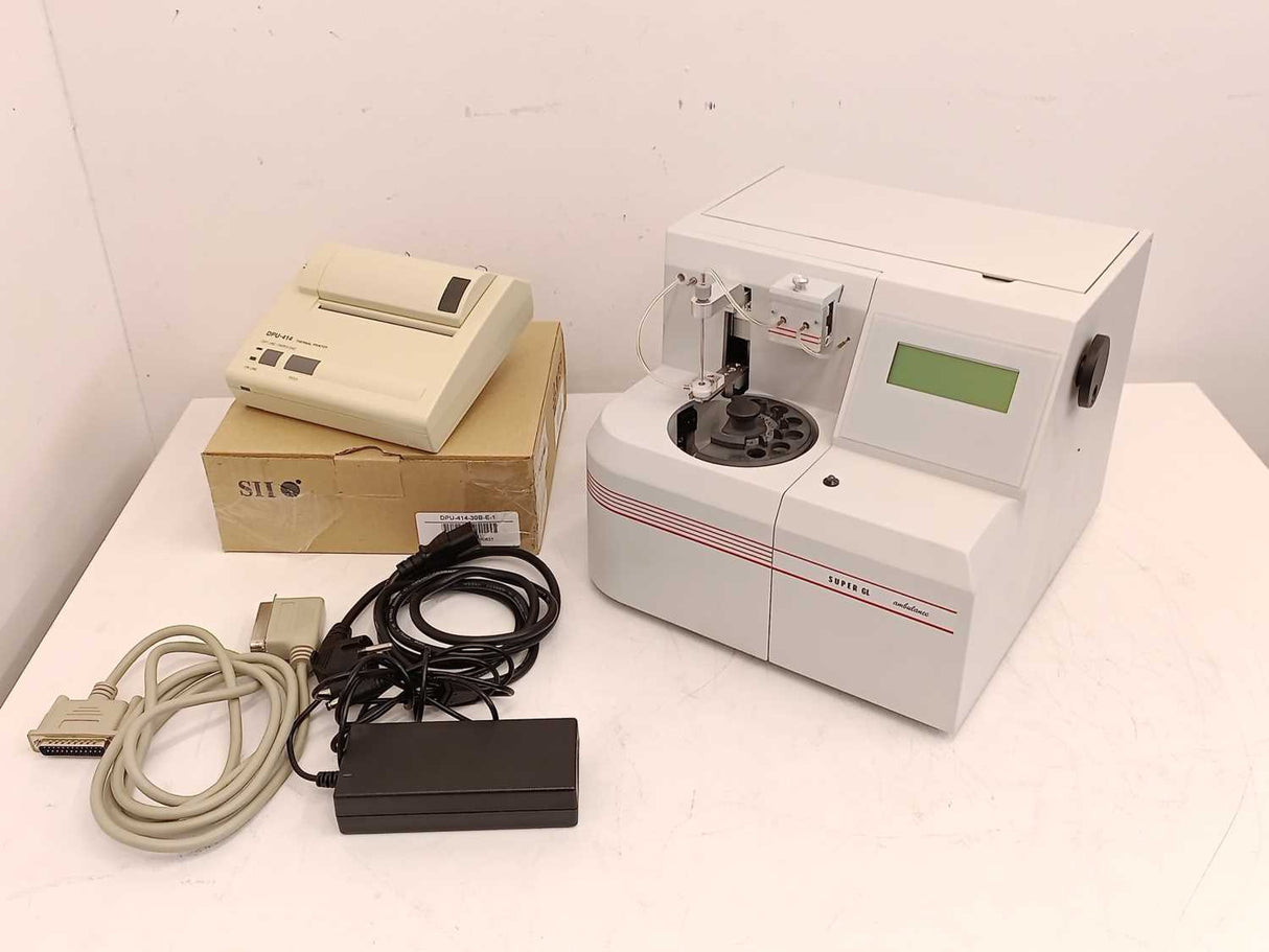 Dr Muller Geratebau Super GL Ambulance Blood Analyzer, DPU-414 thermal printer