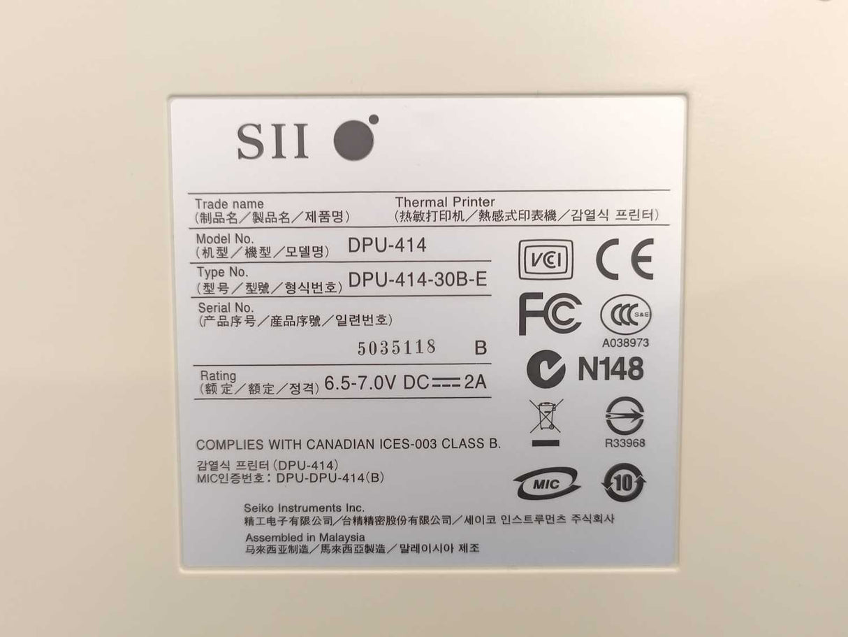 Dr Muller Geratebau Super GL Ambulance Blood Analyzer, DPU-414 thermal printer