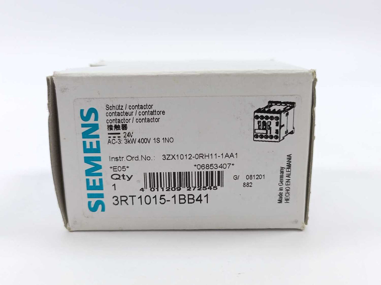 Siemens 3RT1015-1BB41 Power contactor
