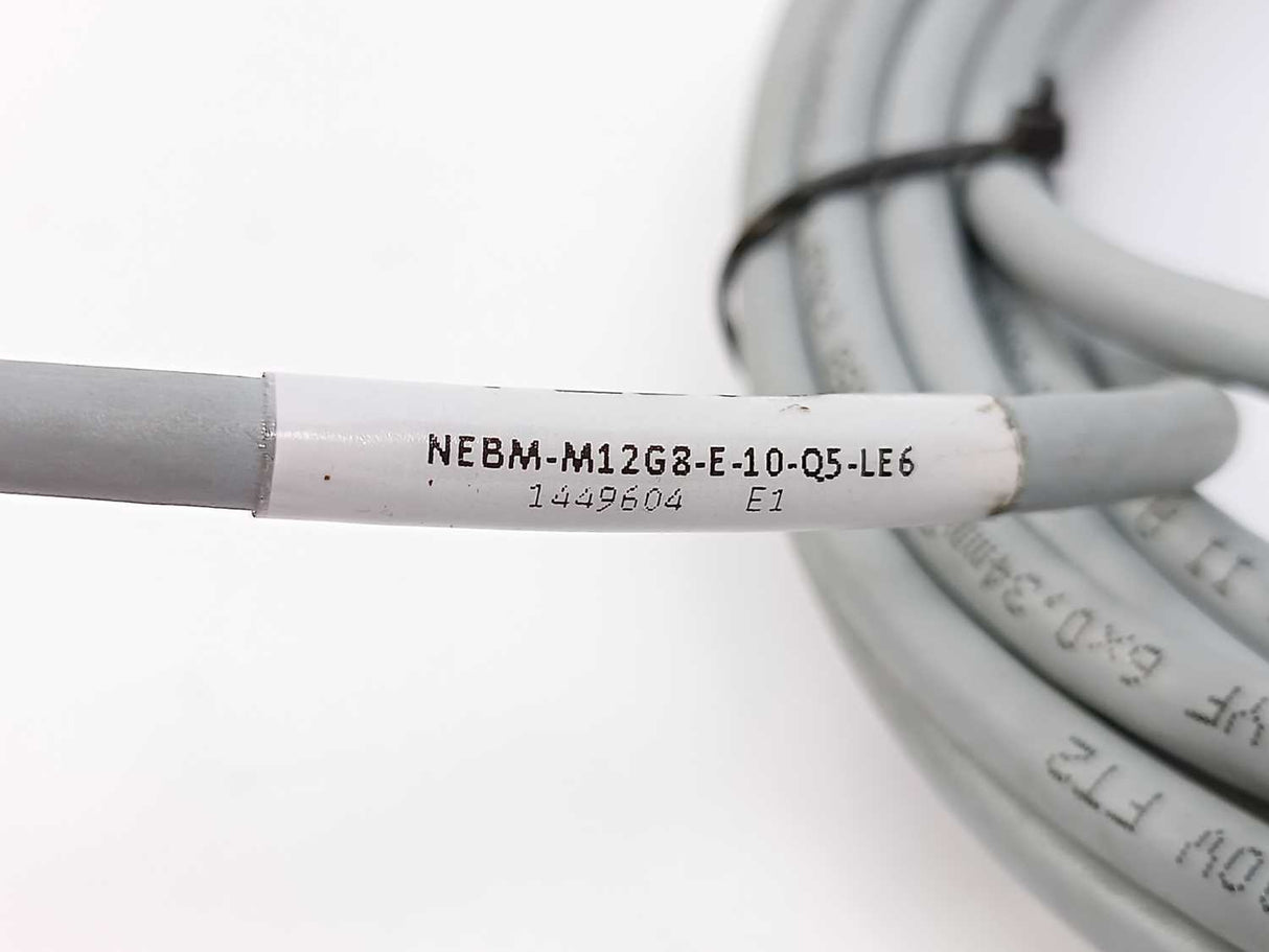 Festo NEBM-M12G8-E-10-Q5-LE6 Motor Cable
