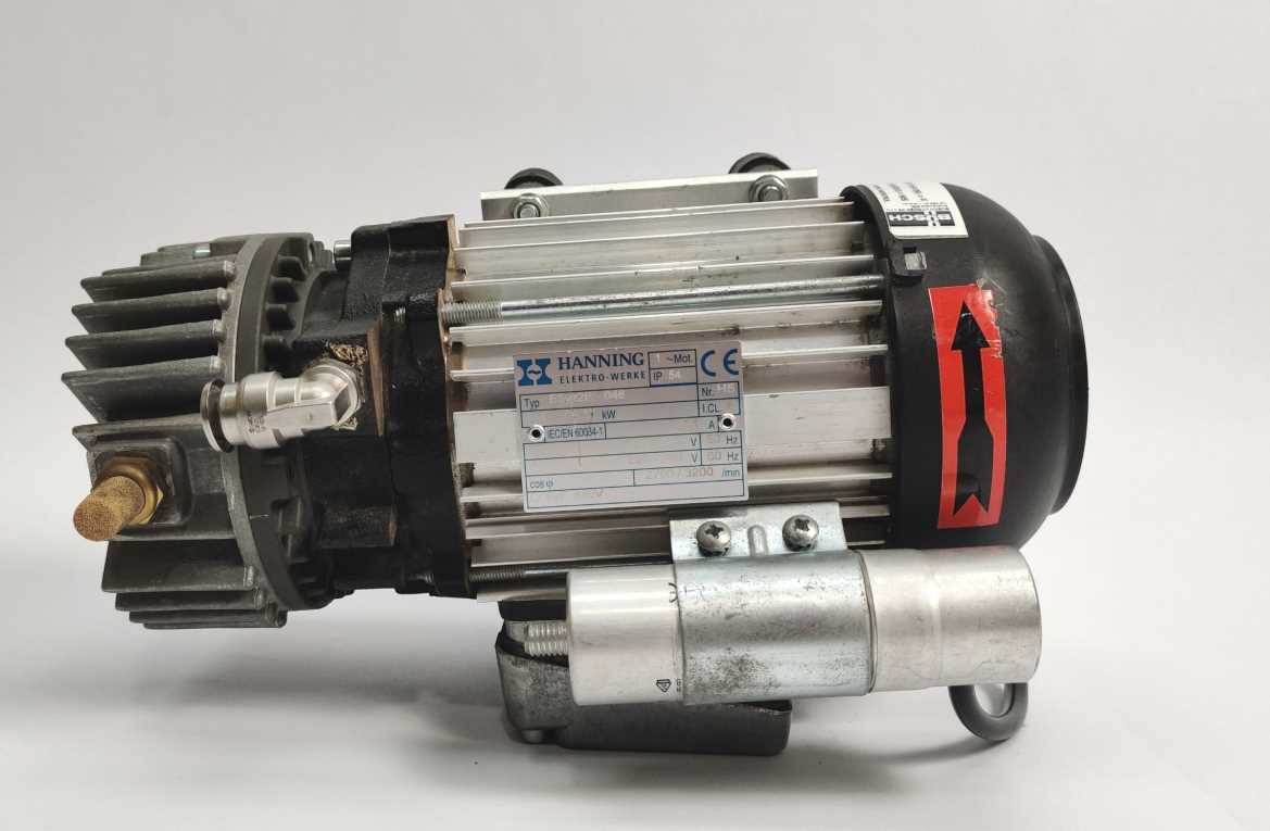 Hanning Elektro-Werke E5yz2B-046 0.1/0.12kW Vacuum Pump Busch SV 1003 D 000 PLZZ