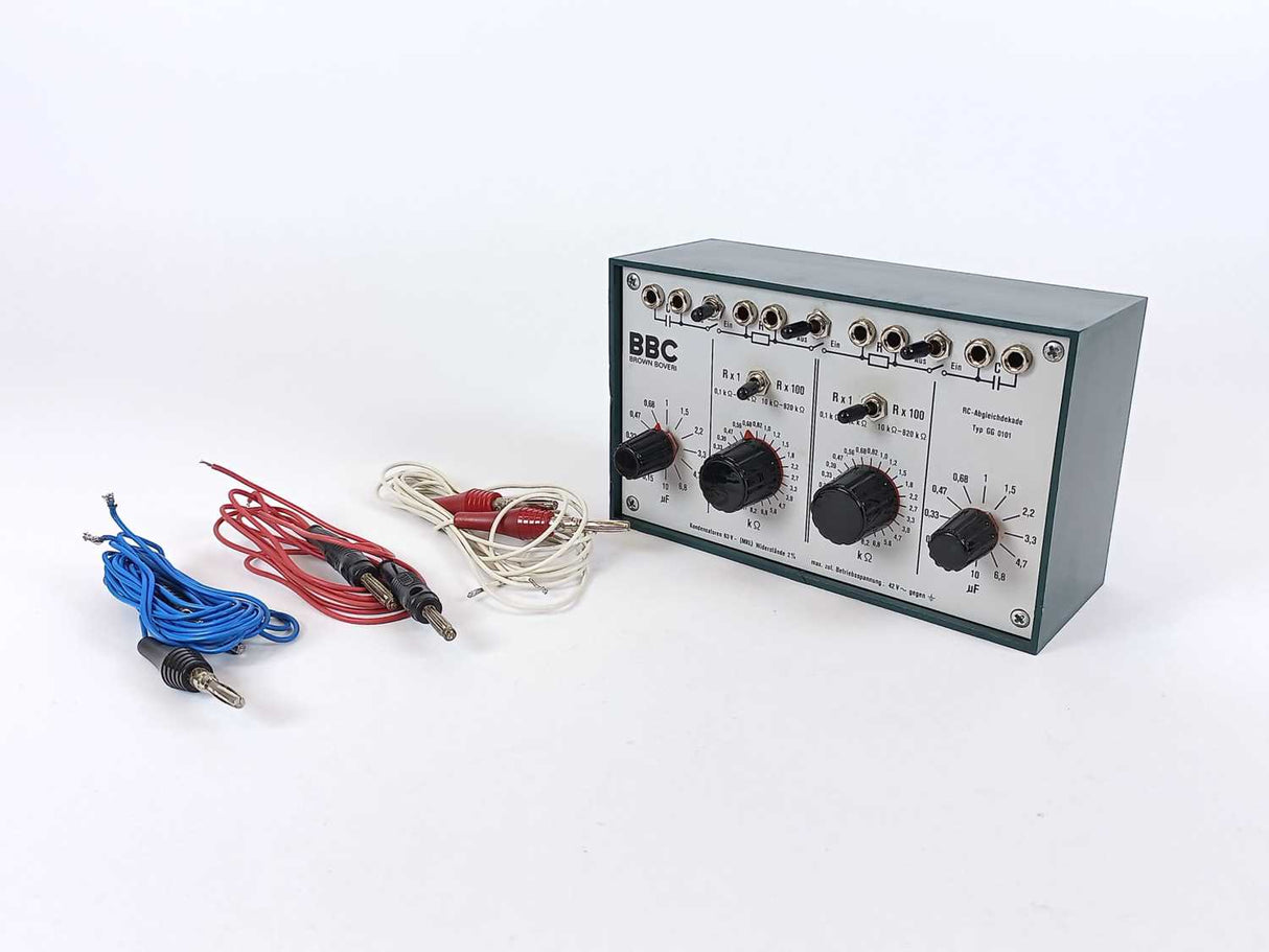 BBC Brown Boveri GG 0101 RC - Abgleichdekade Decade Resistance capacitance