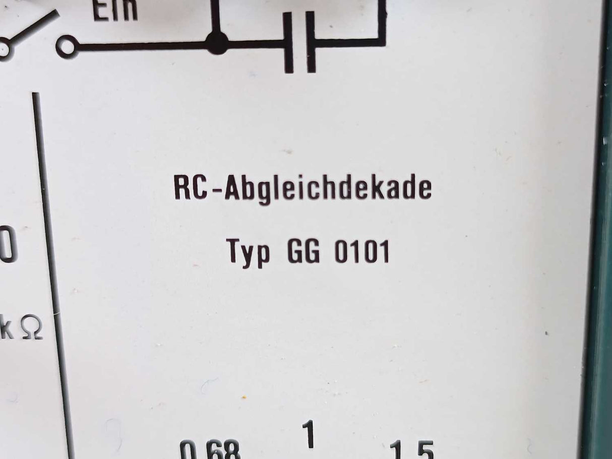 BBC Brown Boveri GG 0101 RC - Abgleichdekade Decade Resistance capacitance