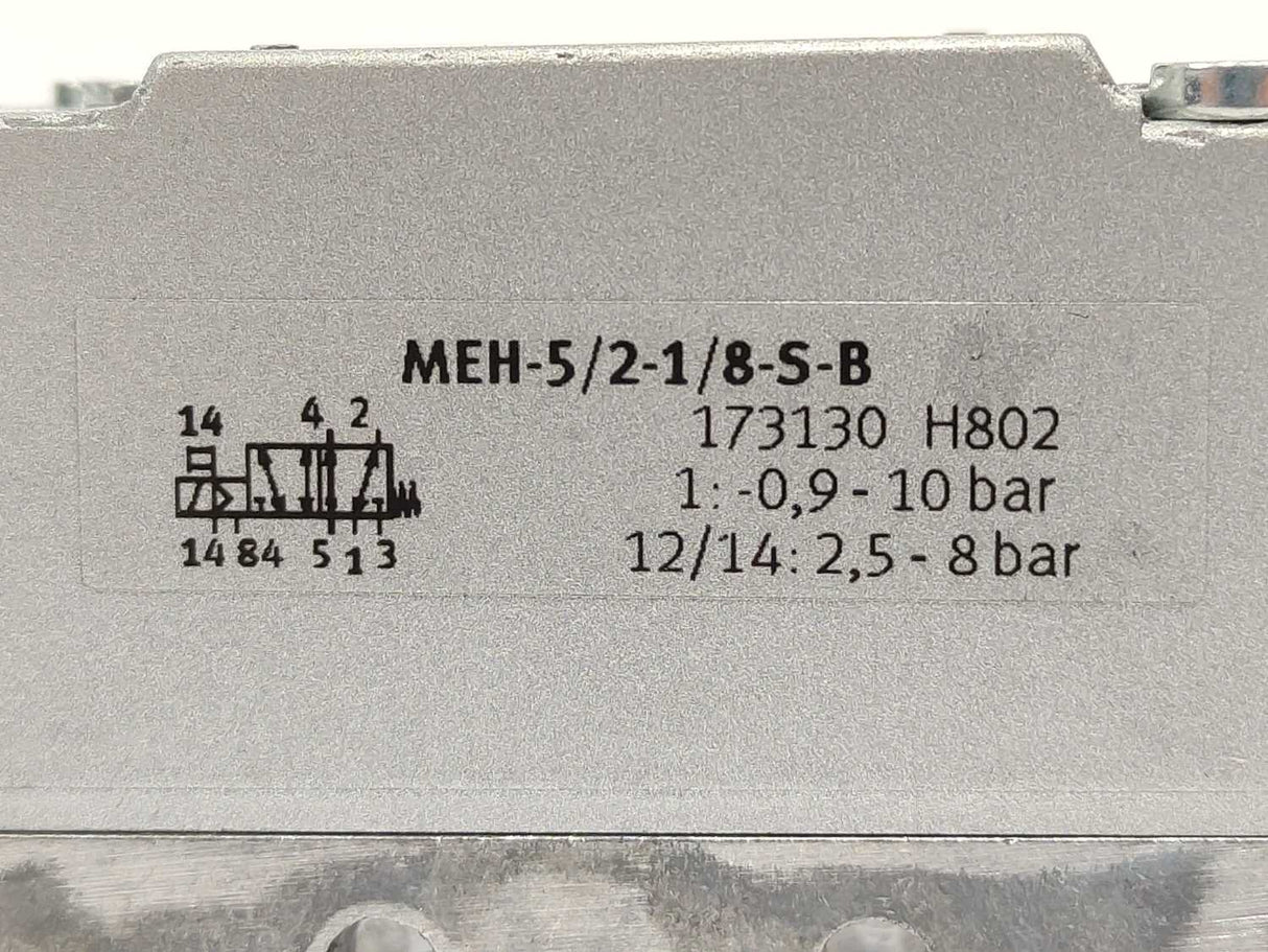 Festo 173130 MEH-5/2-1/8-S-B Solenoid valve