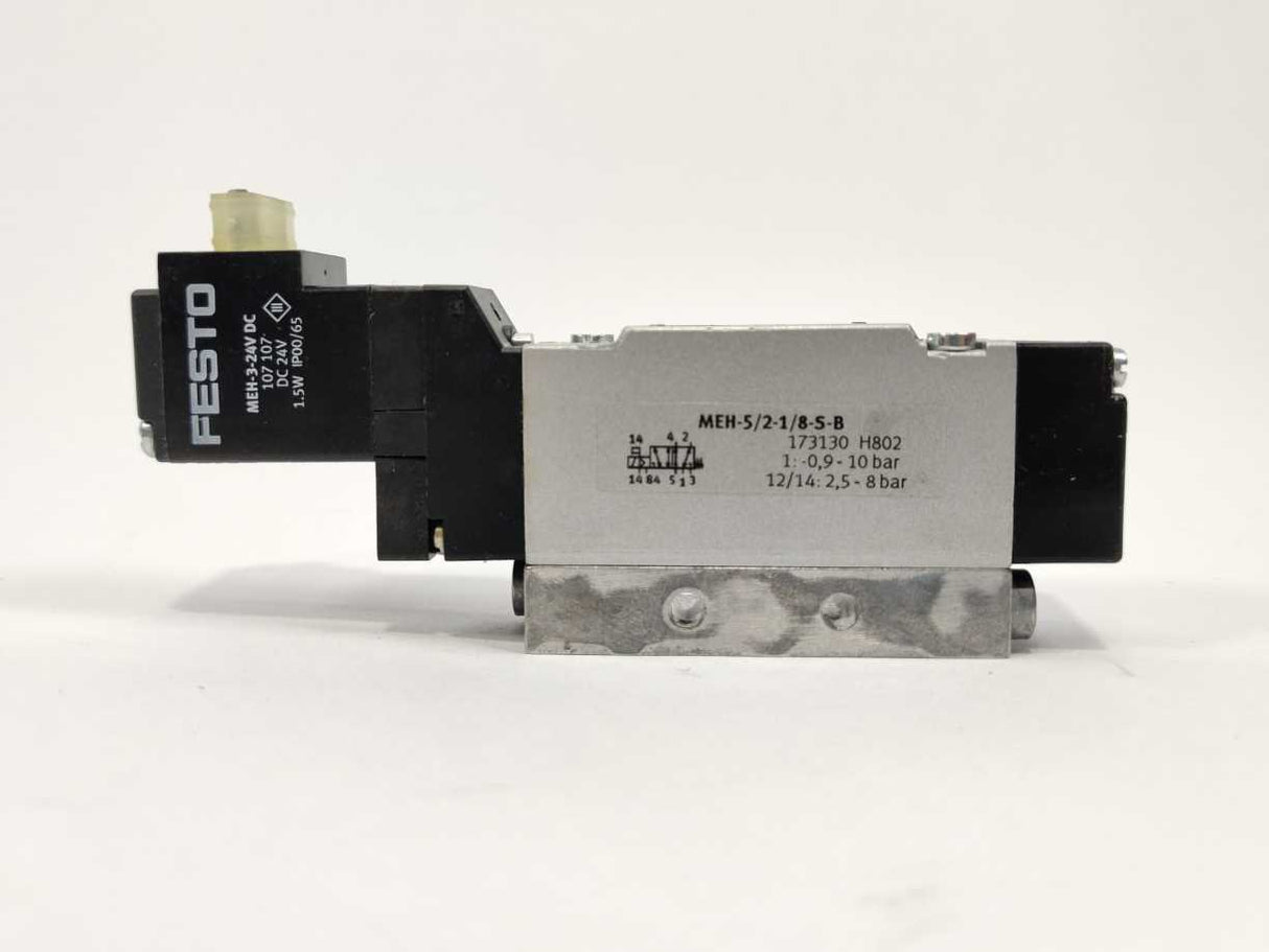 Festo 173130 MEH-5/2-1/8-S-B Solenoid valve