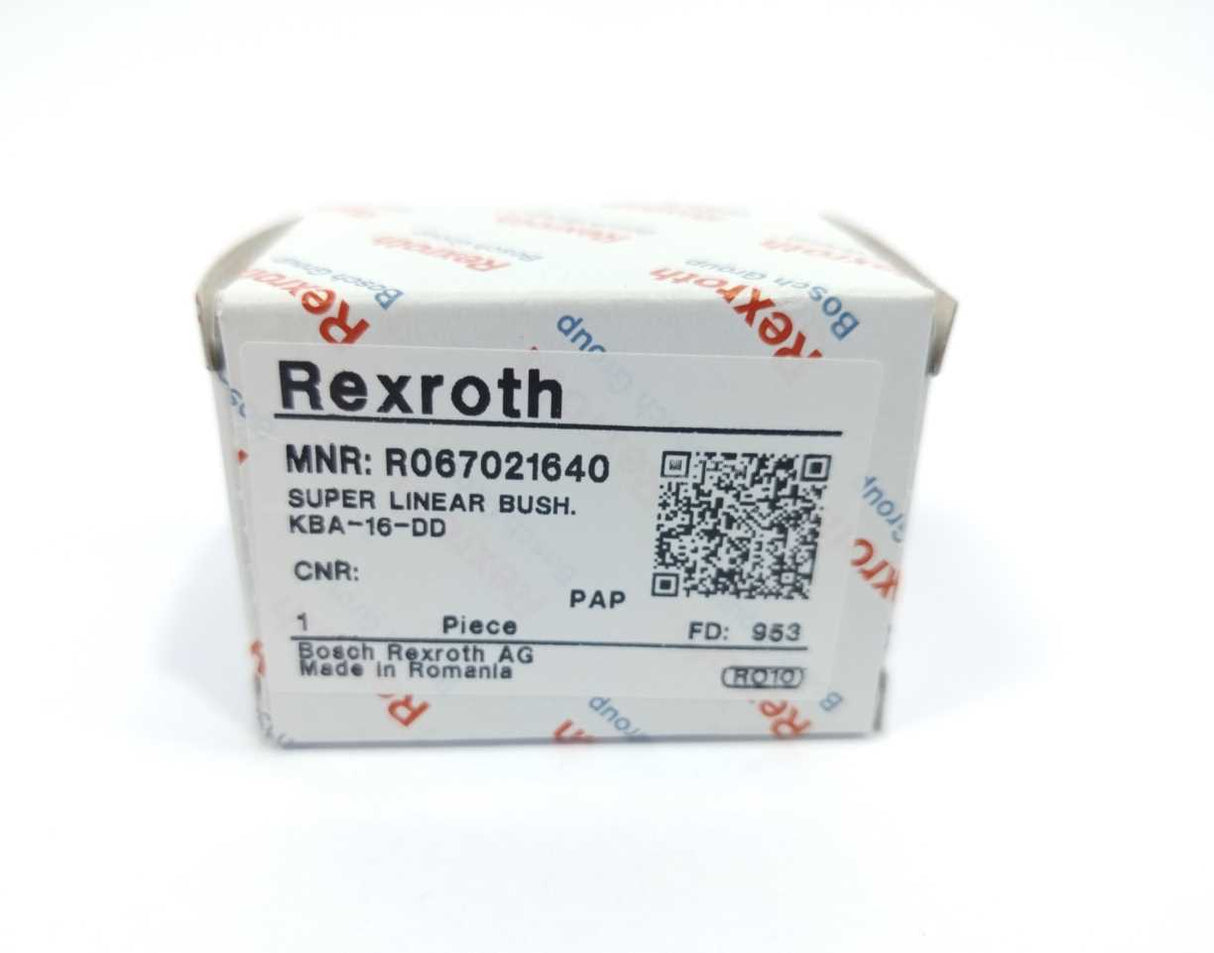 Bosch / Rexroth R067021640 KBA-16-DD SUPER LINEAR BUSHING
