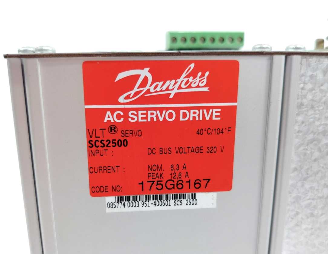 Danfoss 175G6167 SCS2500 AC Servo Drive
