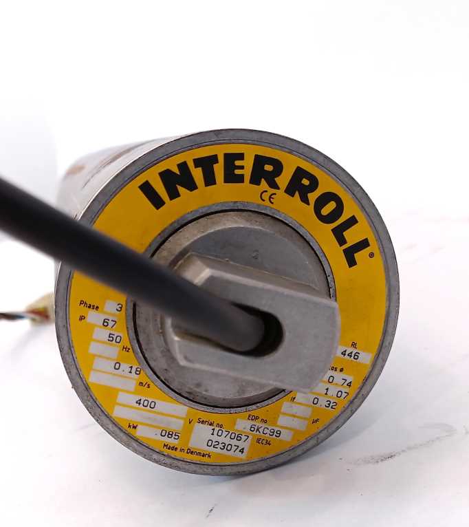 Interroll 6KC99 Conveyor Drum Motor 400VAC .085kW