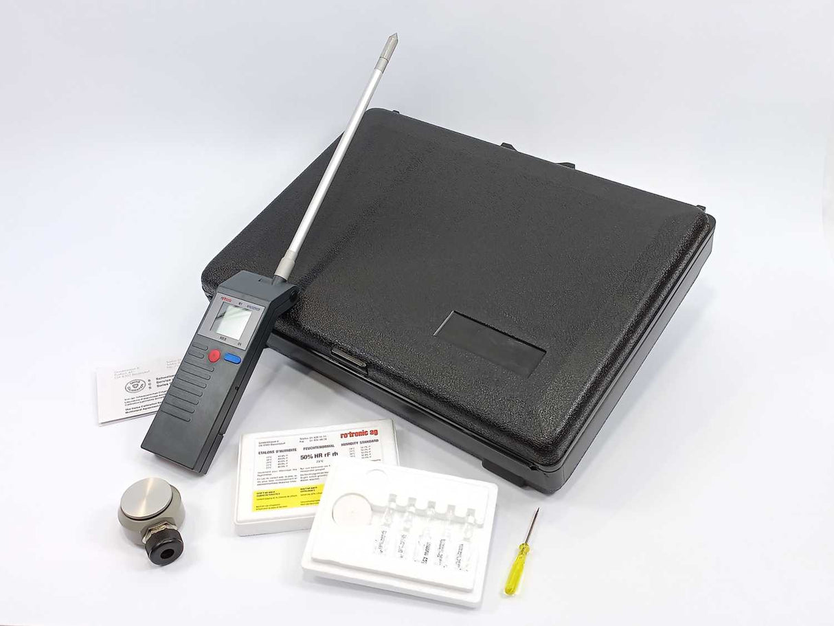 Rotronic M1 Hygromer Portable Capacitive Humidity Sensor W/ Calibration Kit