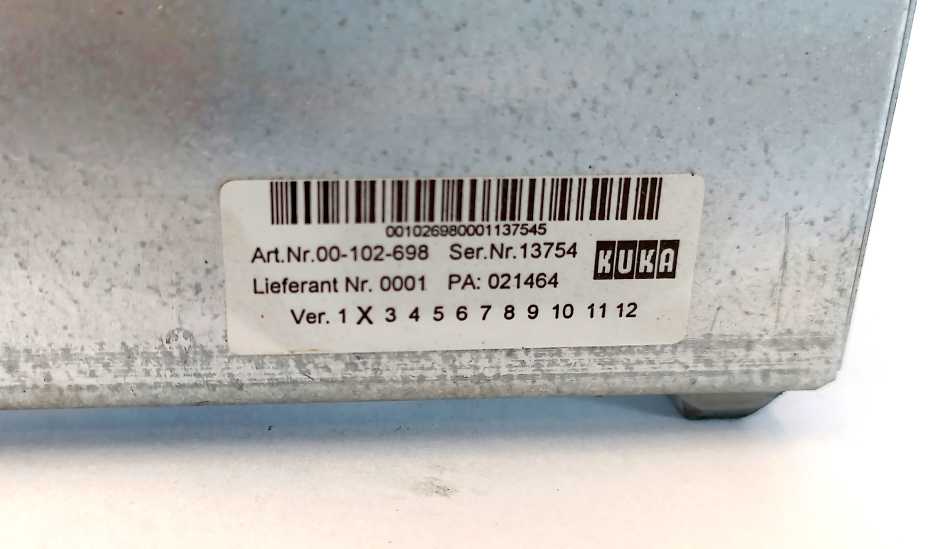 KUKA 00-102-698 Fan module including INI08/0 390-00203