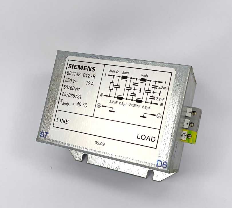 Siemens B84142-B12-R Power‑line EMI filter