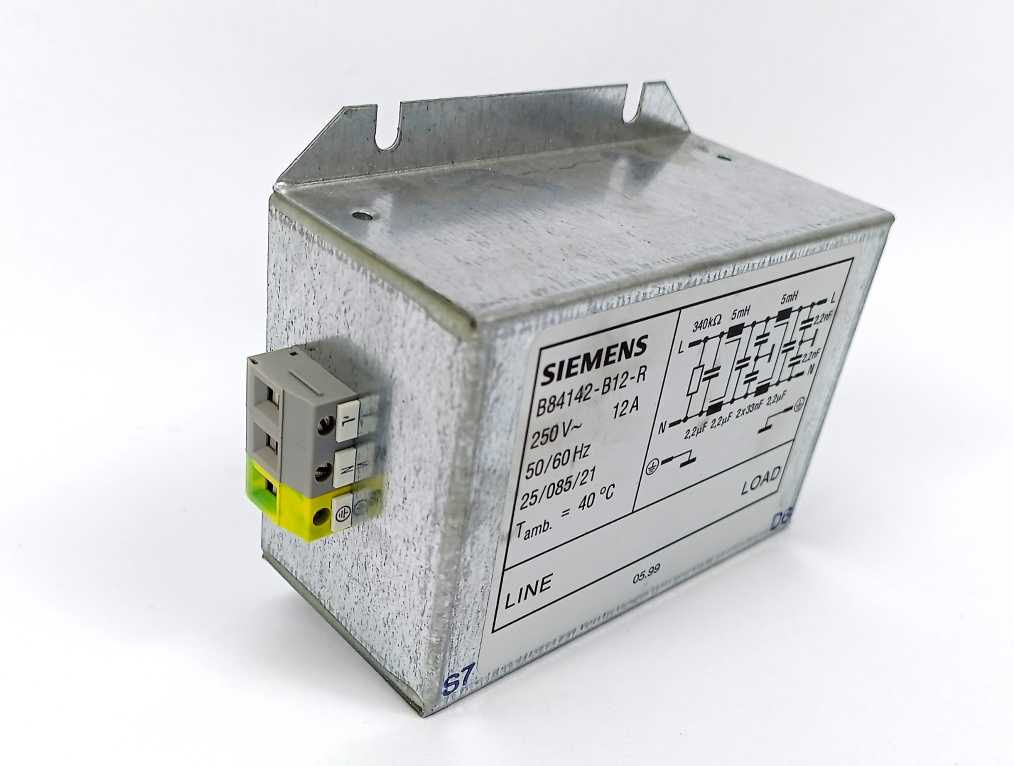Siemens B84142-B12-R Power‑line EMI filter