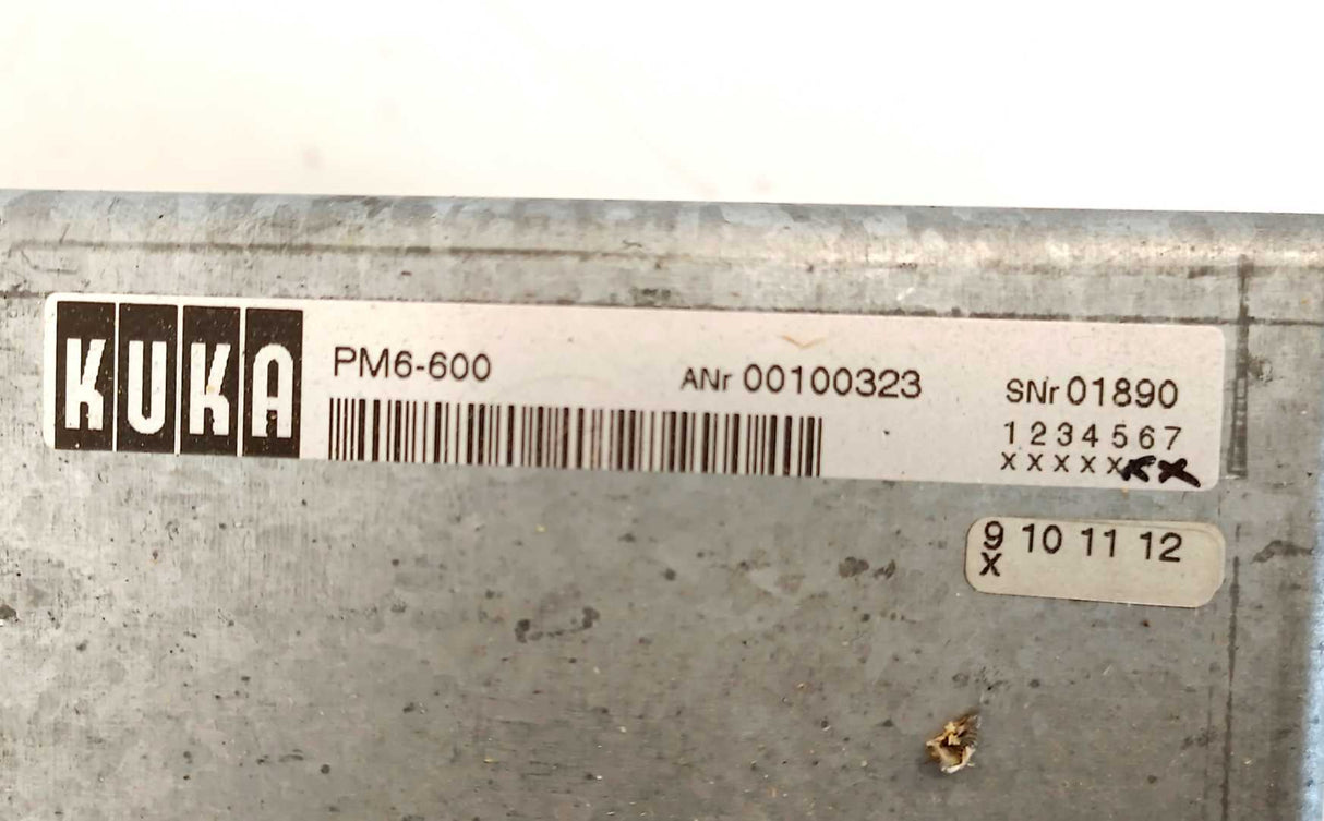 KUKA PM6-600 Servo Robot Power module 01100323