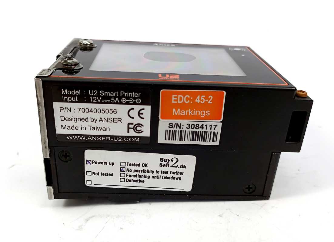 ANSER U2 Smart 7004005056 Thermal Inkjet Printer + Remote controller