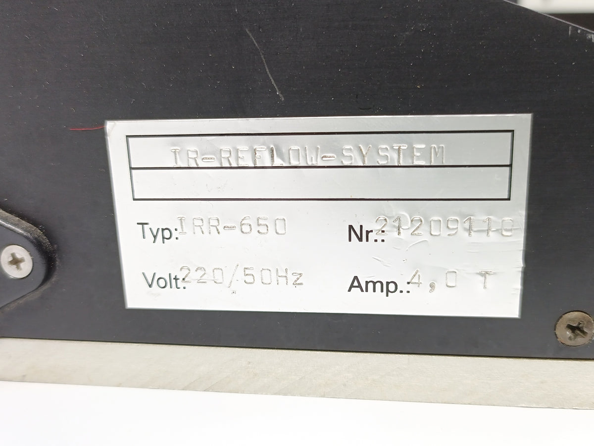 PLATON IRR-650 Infrared Reflow System