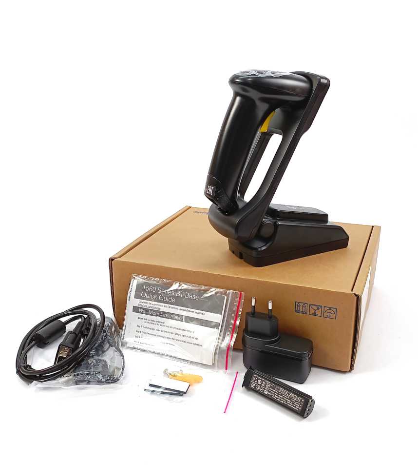 Cipherlab 1560P Cordless Bluetooth Linear Scanner w/ 3656 Base