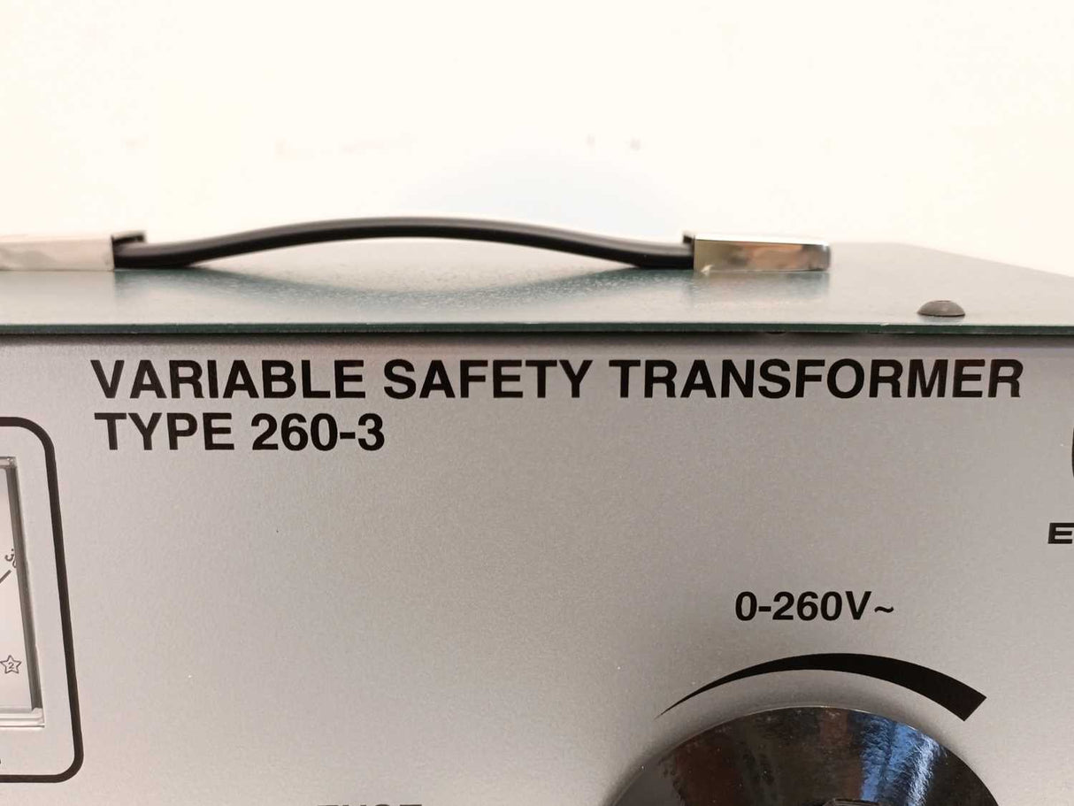 Elcanic 260-3 Variable Safety Transformer 0-260V 3A