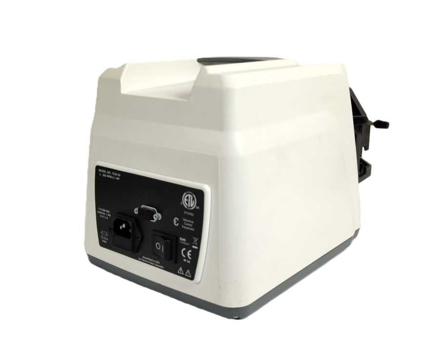 Cole Parmer MasterFlex L/S 7528-20 Peristaltic Pump w/ 2pcs 956-0025 Head