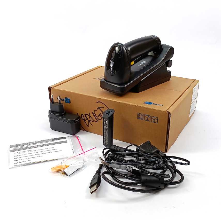 Cipherlab 1560P Cordless Bluetooth Linear Scanner w/ 3656 Base