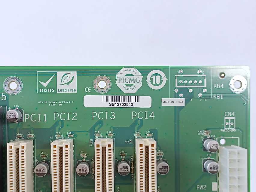 PCI-8S-RS-R40 PICMG Backplane PCI ISA