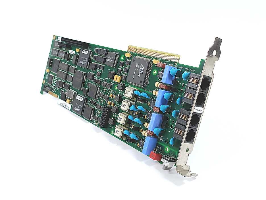 Dialogic D/41EPCI 885 5542A 4-Port Voice Processing Board