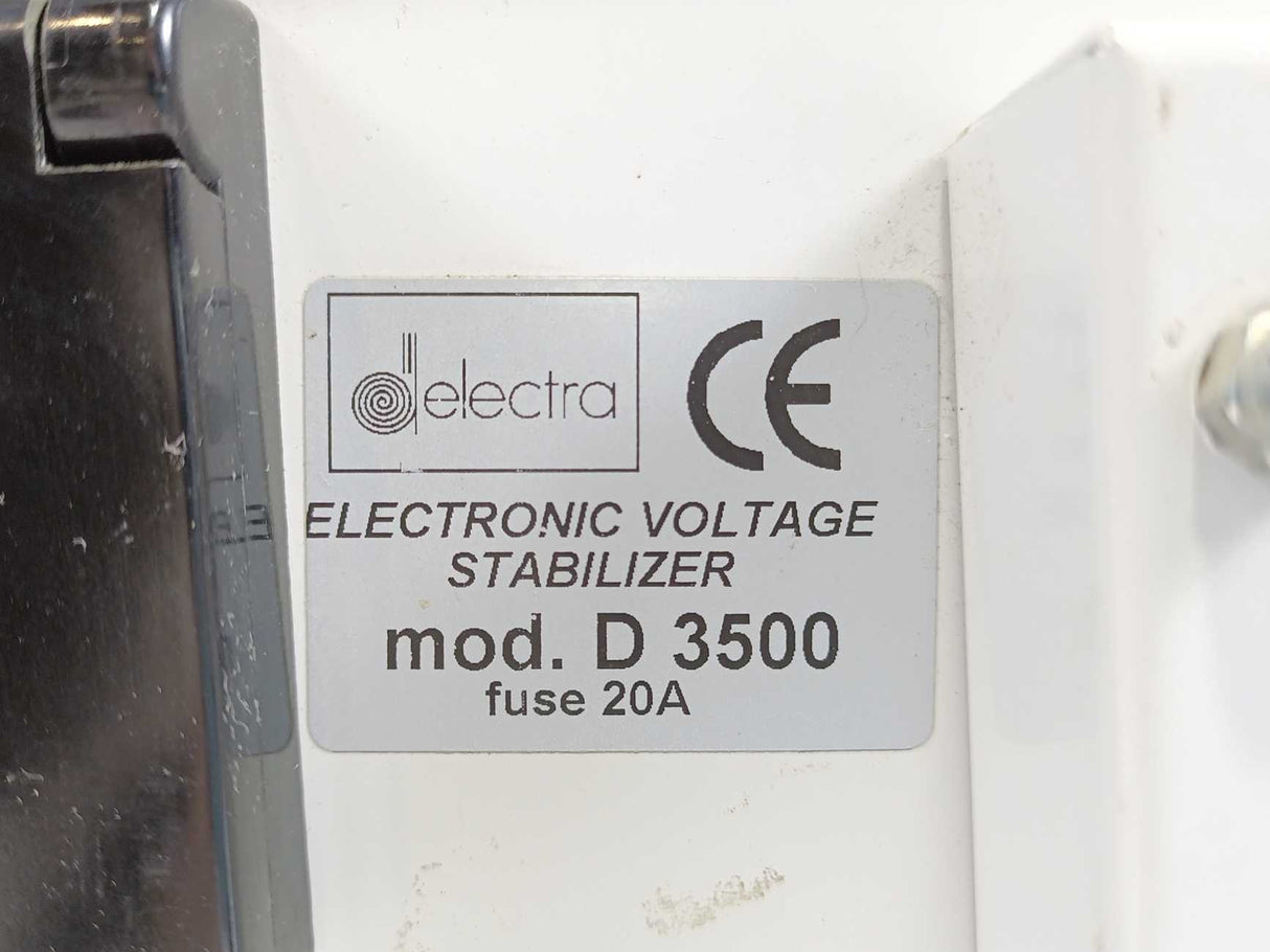 Electra D3500 Electronic Voltage Stabilizer