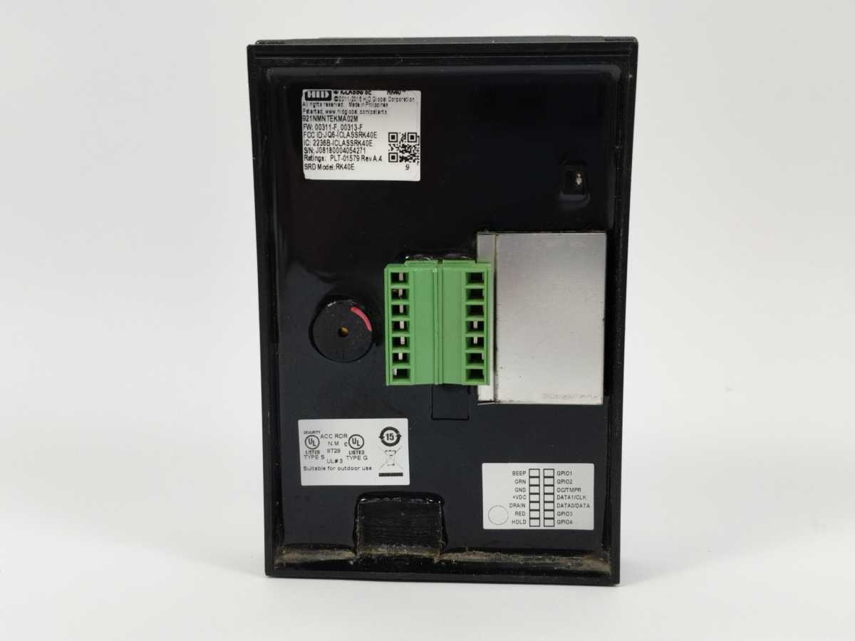 HID 921NTNTEKMA02M iCLASS SE RK40