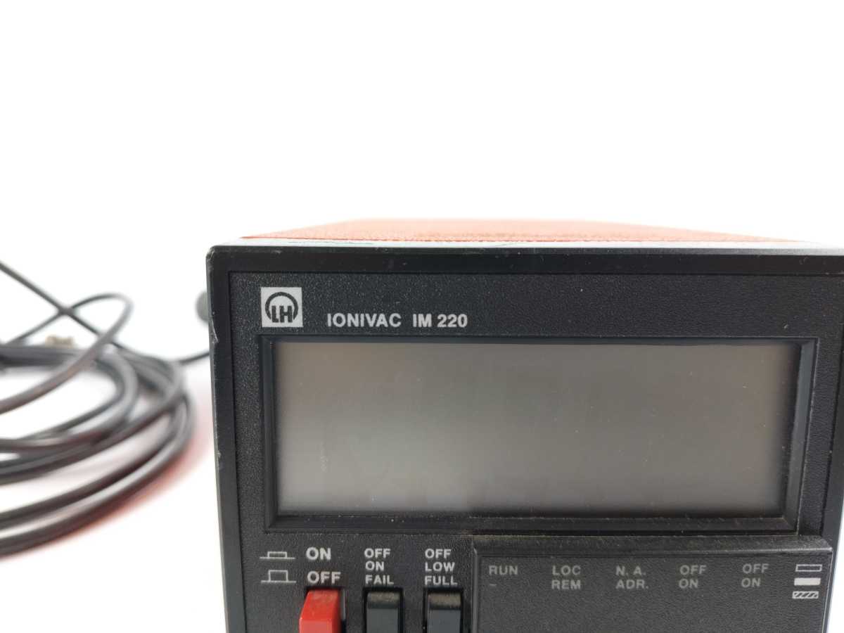 Leybold Heraeus IM 220 Control Unit IONIVAC