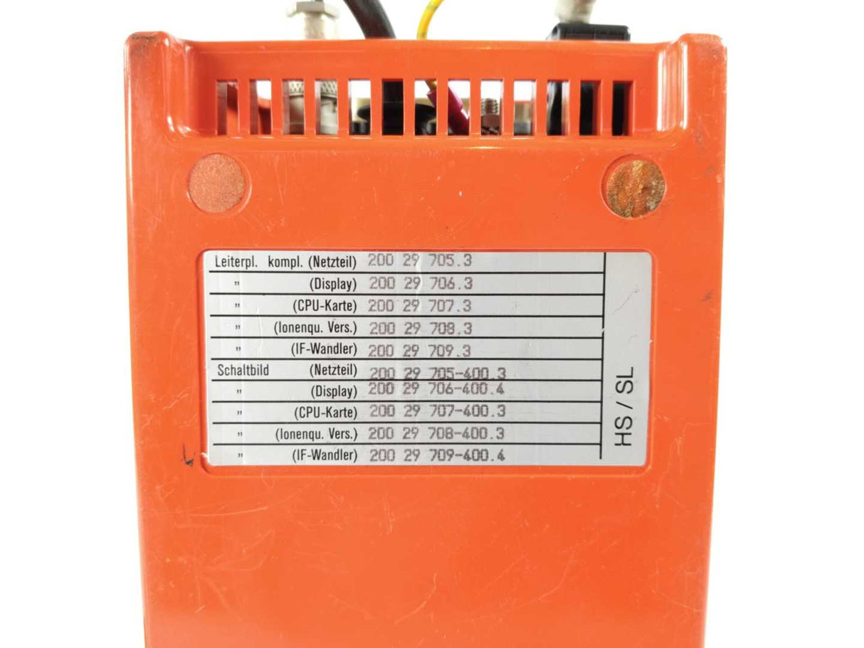 Leybold Heraeus IM 220 Control Unit IONIVAC