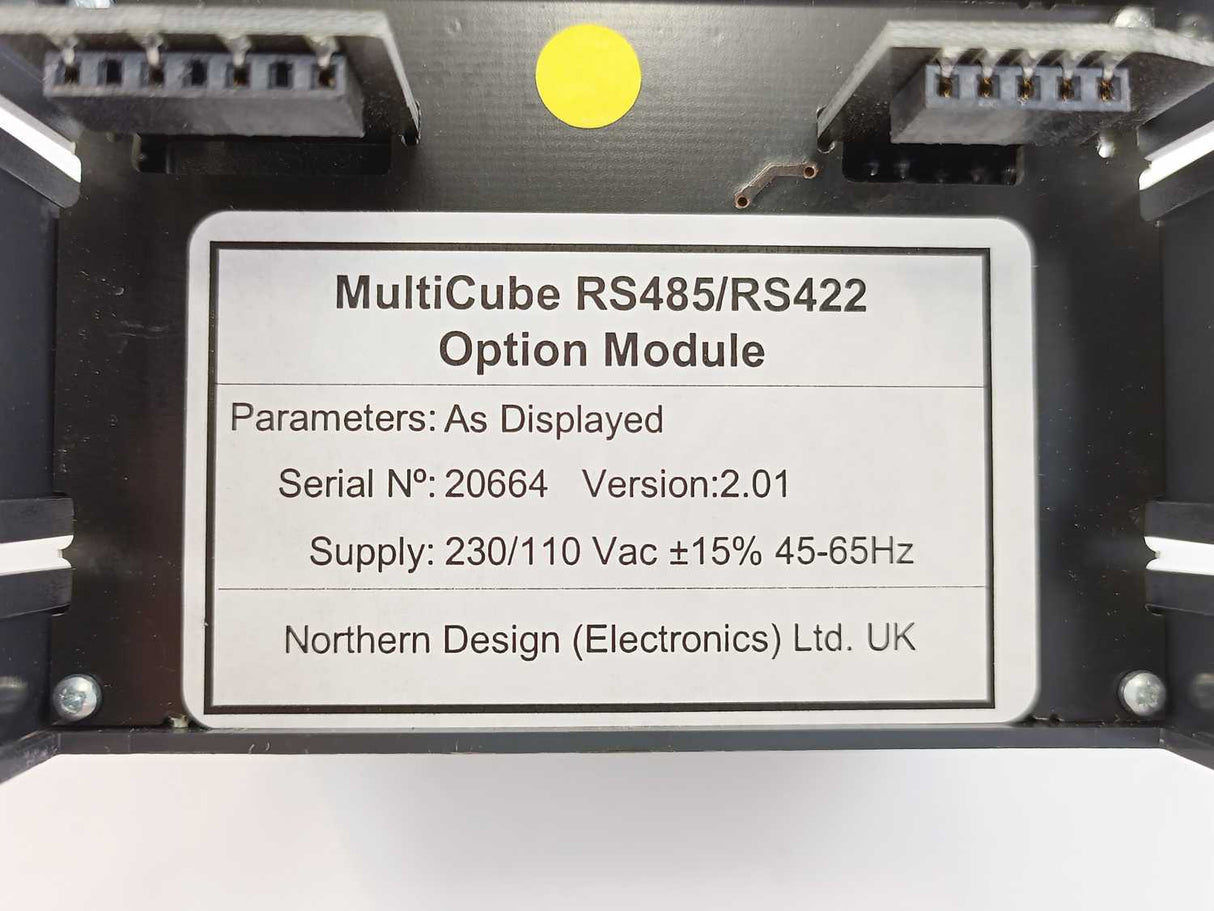 Northern Design MultiCube RS485/RS422 Option Module Communications