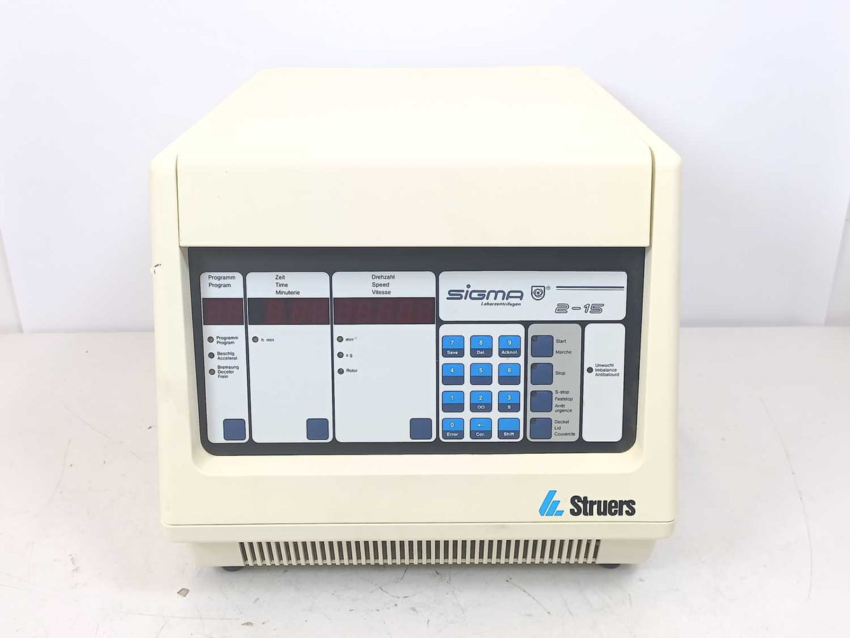 Struers Sigma 2-15 Laboratory Centrifuge