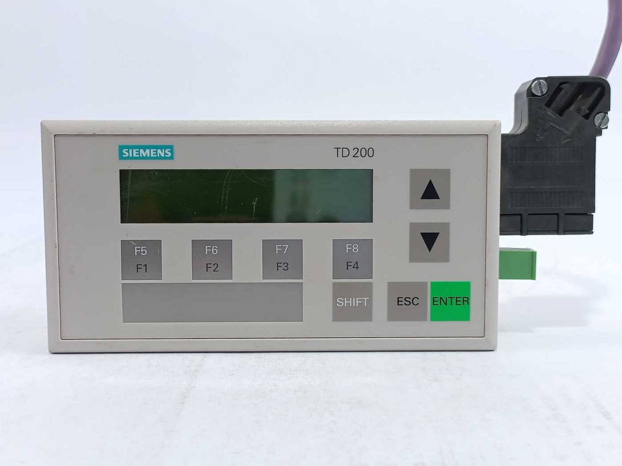 Siemens 6ES72720AA300YA0 LCD Text Display, PLC, TD 200