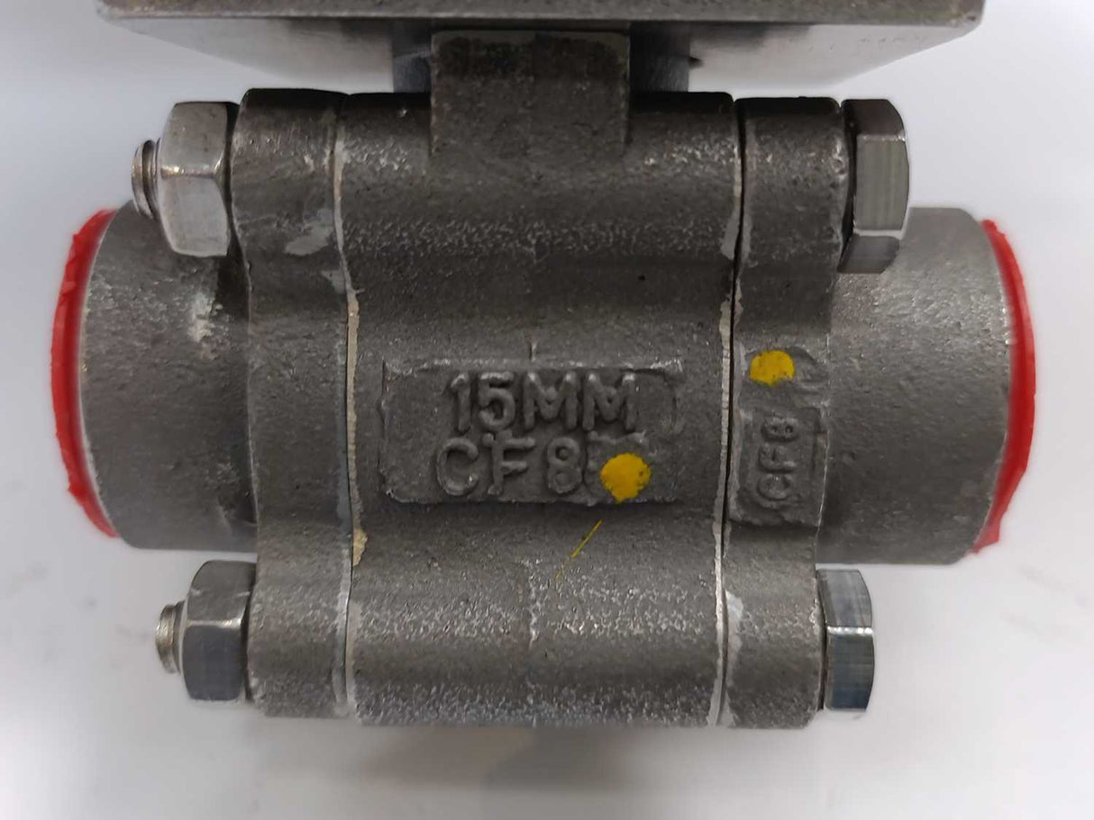 Micro Pneumatics MD-50-F04 Ball Valve 3 Piece BALL-M3SW w. 5 DNH