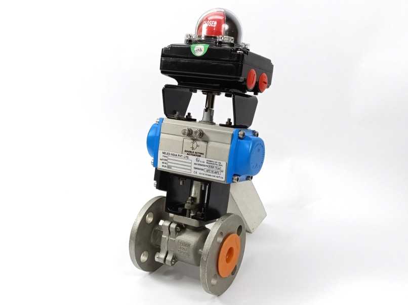 Neles India RNP040 Pneumatic BALL-M3SW, MD-50-F04 Control Valve assembly