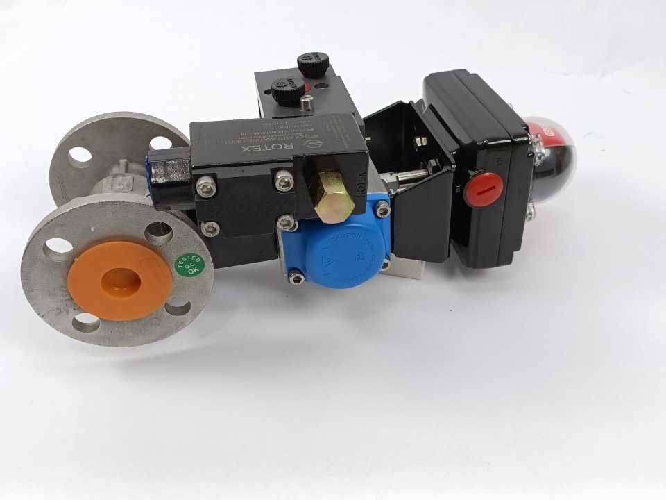 Neles India RNP040 Pneumatic BALL-M3SW, MD-50-F04 Control Valve assembly