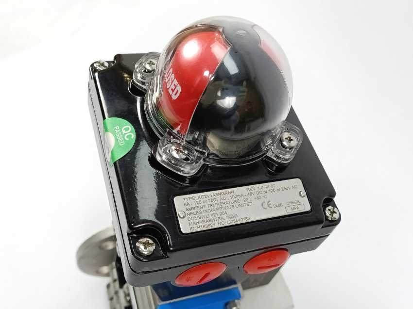 Neles India RNP040 Pneumatic BALL-M3SW, MD-50-F04 Control Valve assembly