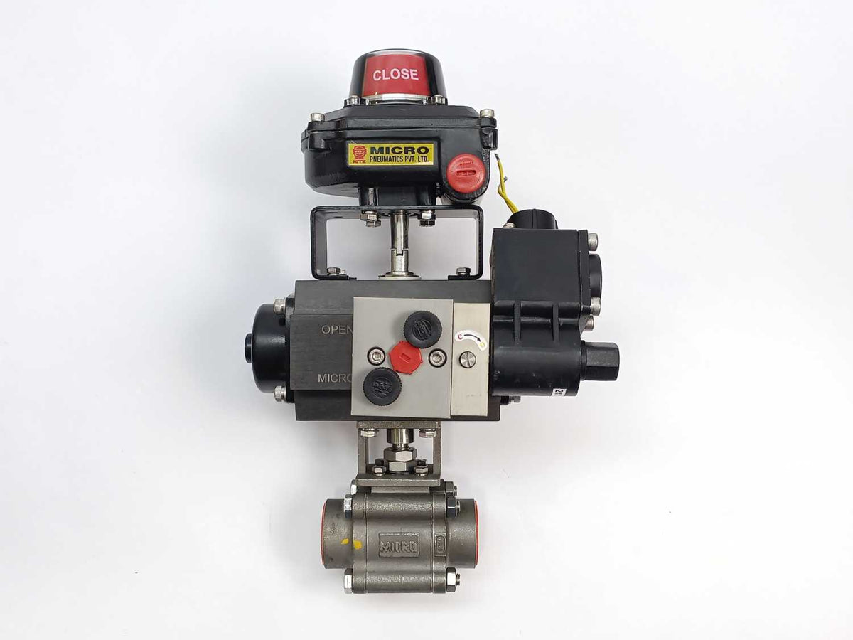 Micro Pneumatics BALL-M3SW-25NB, BALL-M3SW, MD-63-F05 Control Valve assembly