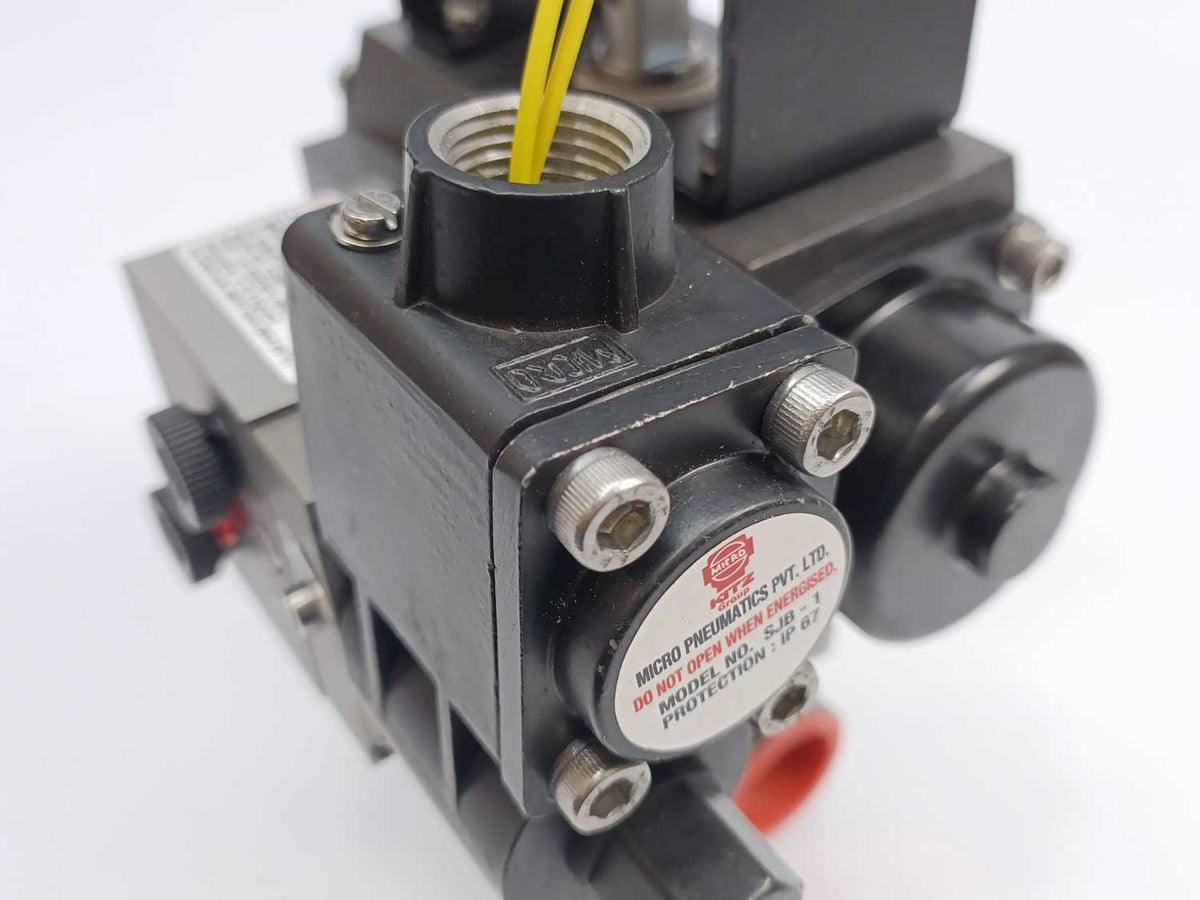 Micro Pneumatics BALL-M3SW-25NB, BALL-M3SW, MD-63-F05 Control Valve assembly